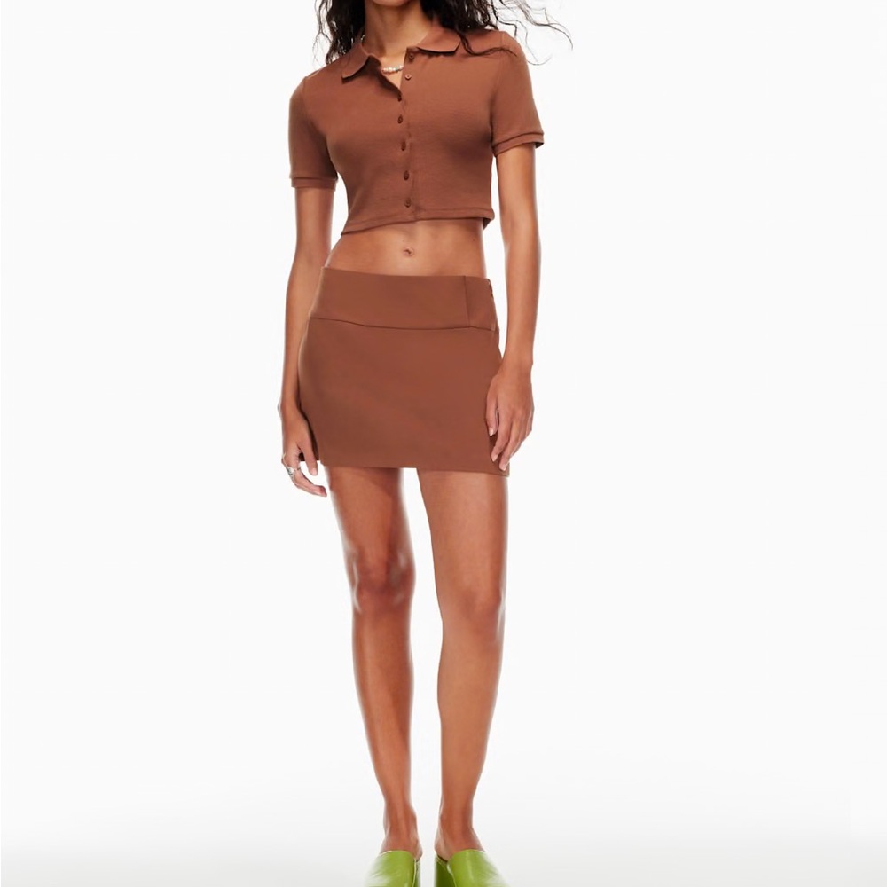 Aritzia Sunday Best Mauve Women's Mini Skirt